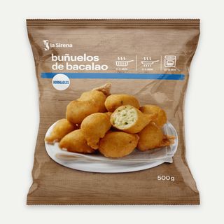 Buñuelos De Bacalao Bolsa 500 Gr.