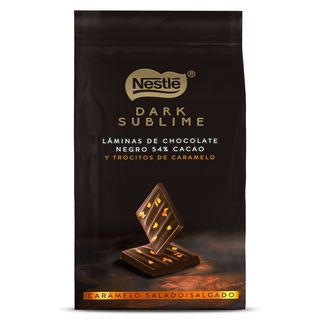 Chocolate Negro Con Caramelo Salado En Láminas Nestlé Dark Caja 150 G