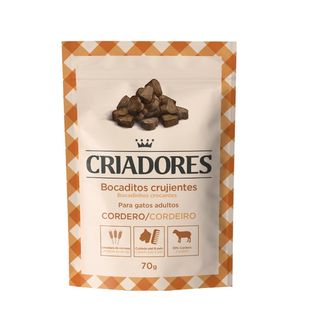 Criadores Bocaditos Crujientes De Cordero Para Gatos 0.07Kg