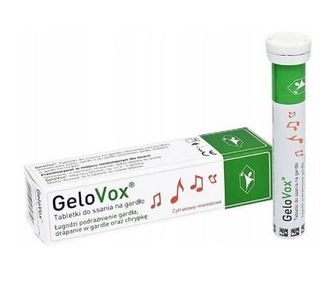 GeloVox o smaku cytrusowo-mentolowym 20 tabletek