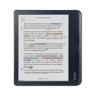 Libro Electrónico E-Reader Kobo Libra Colour 7'' Negro (0681495009565)