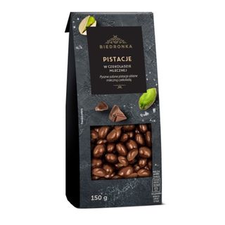 Biedronka Premium Pistacje w czekoladzie mlecznej, 150 g