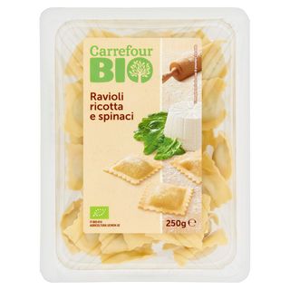 Carrefour Bio Ravioli ricotta e spinaci 250 g