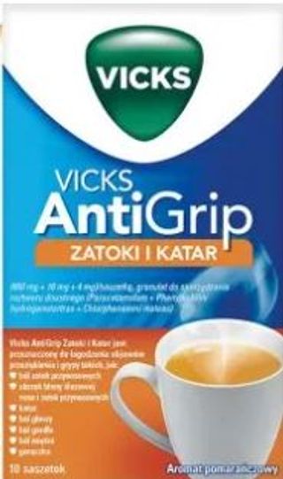 Vicks SymptoMed 650 mg + 16 mg + 4 mg/sasz. 10 saszetek