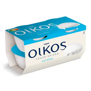 Yogur Griego Natural Oikos Pack 4 X 110 G