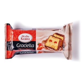 Słodka Kraina Ciasto Graciella truskawkowa, 400 g