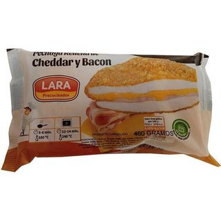 Pechuga Rellena Con Queso Cheddar-Bacón Lara, Paquete 460 G