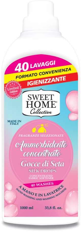 SWEET HOME AMMORBIDENTE CONCENTRATO IGIENIZZANTE GOCCE DI SETA 40 LAVAGGI SUA3678