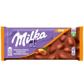 Choc C/Almend Milka 100Gr Milka 100 Gr