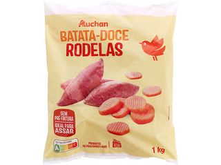 BATATA AUCHAN DOCE RODELAS 1KG