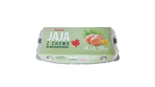 Auchan - Jaja z wolnego wybiegu rozmiar L - 10 sztuk