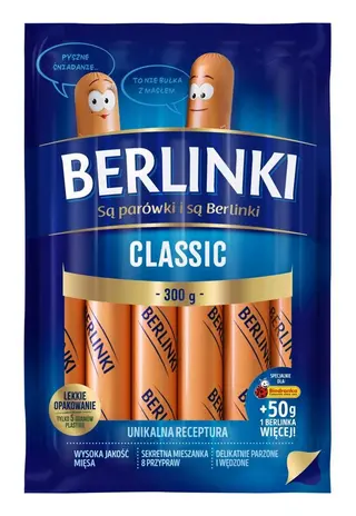 Berlinki Parówki classic 315 g