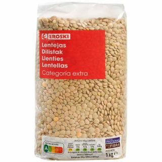 Lentejas Eroski, Paquete 1 Kg (25948373)