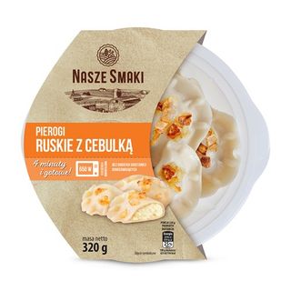 Nasze Smaki Pierogi ruskie z cebulką, 320 g