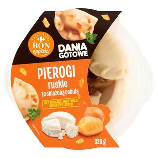 Carrefour Bon appétit! Pierogi ruskie ze smażoną cebulą 320 g
