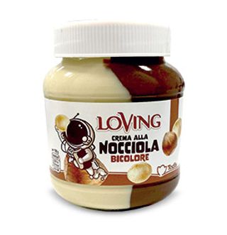 Crema alla nocciola bicolore