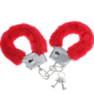 Esposas Con Peluche Rojas (327)