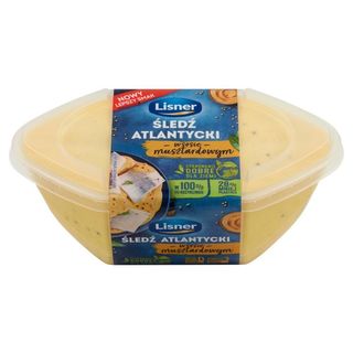 Lisner Filety śledziowe w sosie musztardowym 280 g