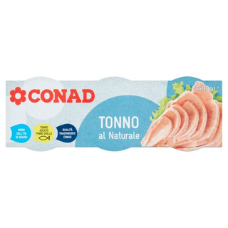 CONAD Tonno al Naturale 3 x 80 g - 8003160380038