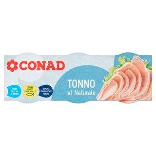 CONAD Tonno al Naturale 3 x 80 g - 8003160380038