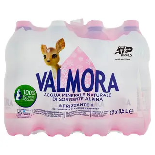 Valmora Sorgente Alpina Frizzante 12 X 0,5 L