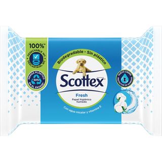 Papel Higiénico Húmedo Fresh, Paquete 74 Unidades