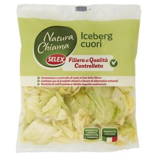Selex Natura Chiama Cuori Di Iceberg Lavati E Pronti Per Il Consumo 250 G - 440257