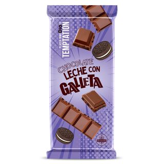 Chocolate Con Leche Con Galleta Temptation De Dia 100 Gr.