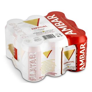 Cerveza Especial Ambar Lata 9 X 33 Cl