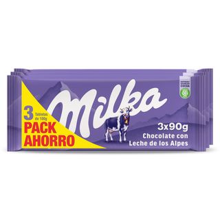 Chocolate Con Leche Milka 3 X 90 G