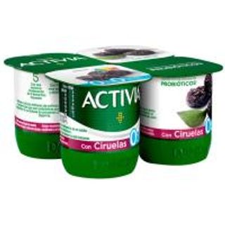 Bifidus Activia 0% Con Ciruela Danone 4X120 Gr. (2154466)