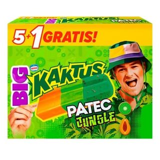 Kaktus BIG Patec Jungle Lody na patyku 6x75 ml