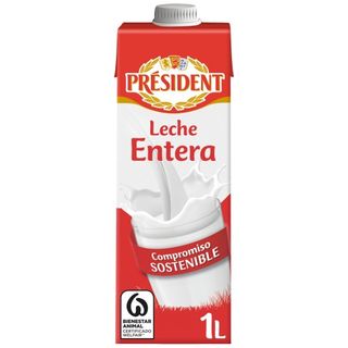 Leche Entera President 1 L