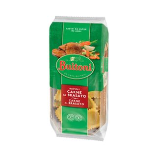 Raviolis de Pasta Fresca Rellenos Jugosa Carne A La Brasa Buitoni 276G