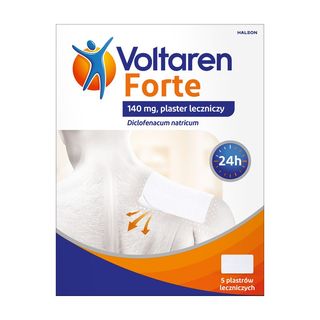 Voltaren Forte, 140 mg, plastry lecznicze, 5 szt.
