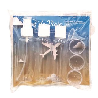 Set Neceser con Botes Rellenables - Shausa - 19,5 cm 8411973548192