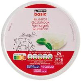 Queso Fundido Eroski Basic 24 Porciones 275 Gr. (9102898)