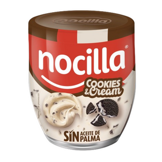 Nocilla Creme de leite com avelãs e pedaços de bolacha de cacau 180g