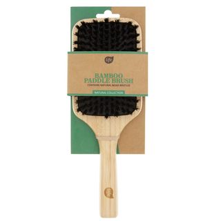 Life Bambusowa Szczotka do włosów Kwadrat Naturalne Włosie