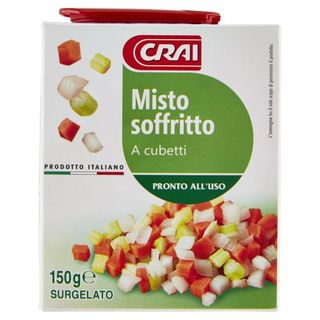 Crai Misto soffritto A cubetti Surgelato 150 g
