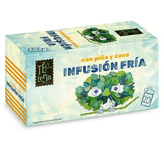 Infusión Fría Con Piña Y Coco Tetería De Dia Caja 20 Unidades