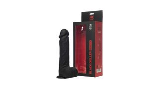 Addicted Fetish Black Driller Monster 25cm dildo AC174