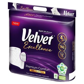 Velvet Excellence Premium Comfort Papier toaletowy 9 rolek