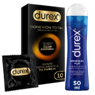 Pack Durex Conexión Total Ultra Fino + Lubricante Original H20