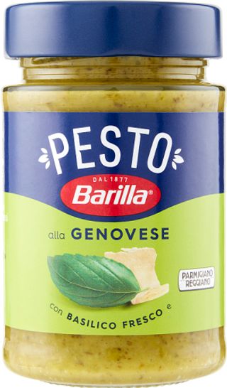 Barilla Pesto alla Genovese con Basilico Fresco Condimento e Sugo per Pasta 190 g