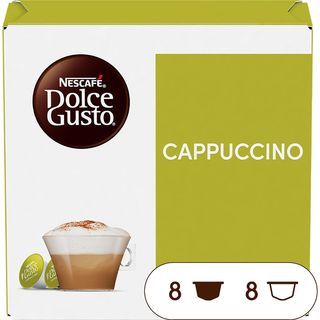 Café Cápsula Capuccino P-8X2 M. Dolce Gusto, Caja 186 G