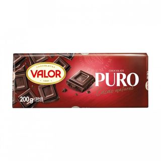 Tableta Choc Puro Valor 200G