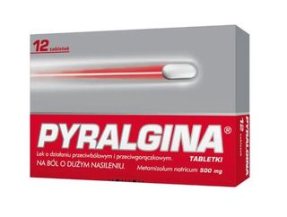 Pyralgina 500 mg 12 tabletek