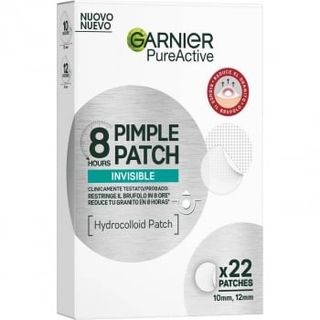 Parche Con Tecnología Hidrocoloide Con Bha Para Granitos Garnier Pure Active  22 Ud.
