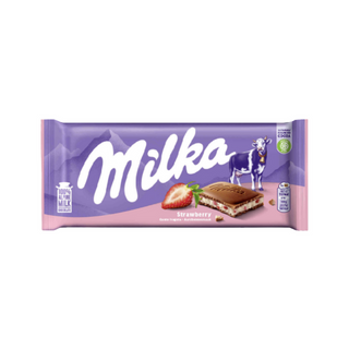 Milka Leite com Morango e Iogurte 100g